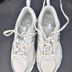 New Balance Light Gray Athletic Shoes